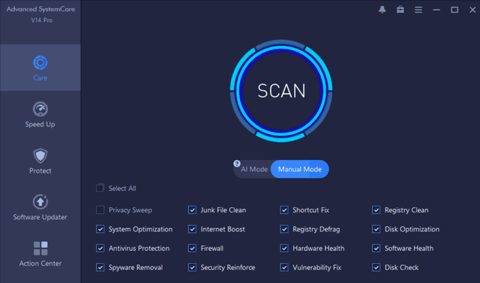 advanced systemcare 14 startup manager