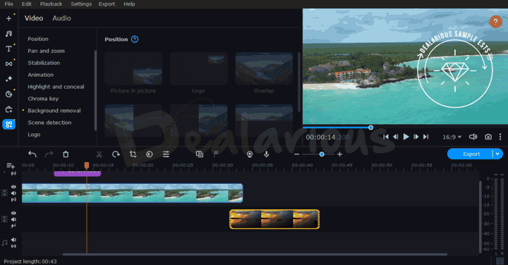 Movavi Video Editor 2023 Interface