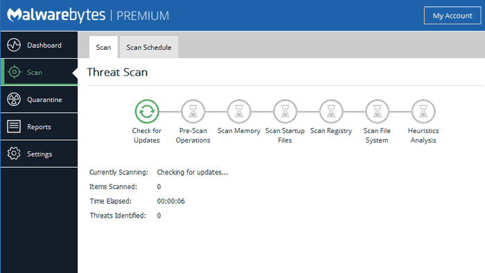 hard drive missing after installing malewarebytes upgrades