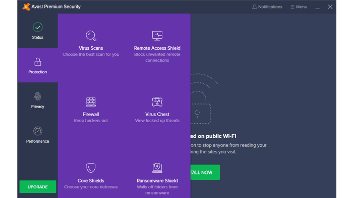 avast premium security will not open