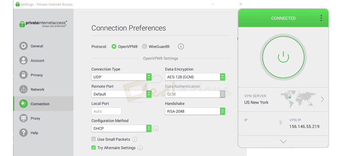 private internet access client download