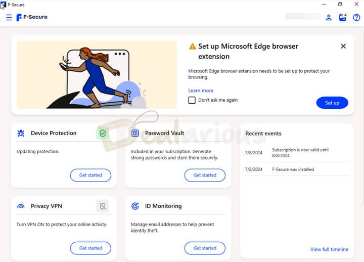 F-Secure Total Interface