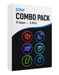 IObit Combo Pack [6 Apps-3 Pcs] product box