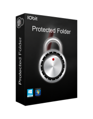 iObit Protected Folder product box